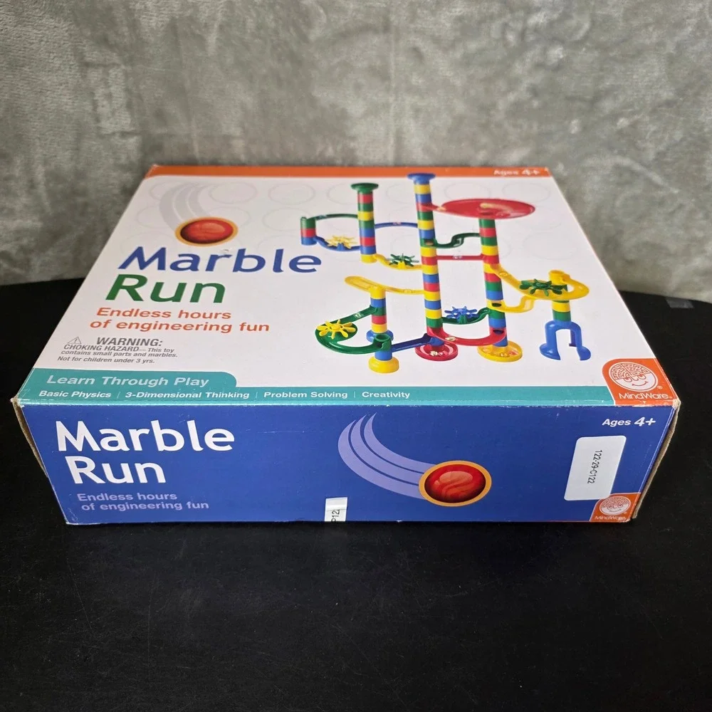 MindWare Marble Run Replacement Parts 49 Pieces Only Incomplete Building Toy